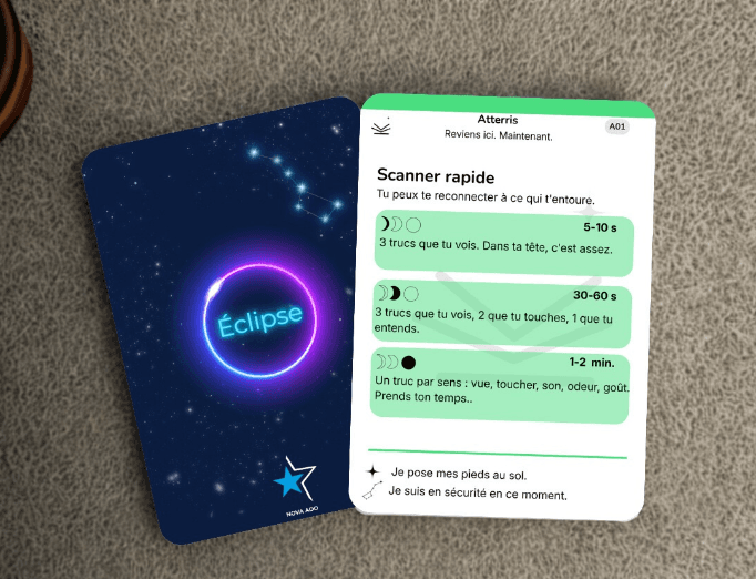 Jeu Éclipse — boîte et cartes